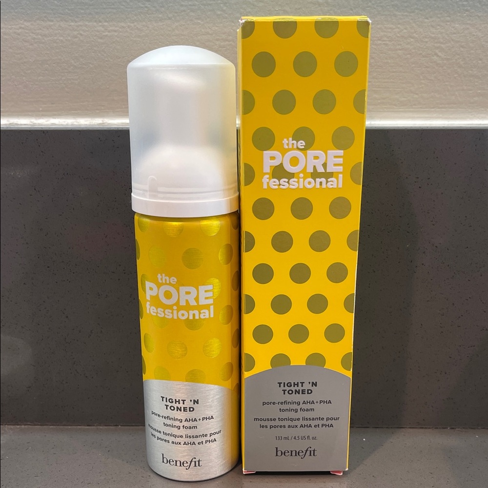 ❤️NEW❤️Benefit The POREfessional Tight & toned Pore-Refining AHA+PHA Toning Foam